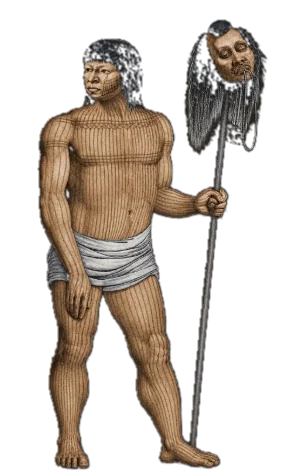 Historical illustration from the Mundurucu collection